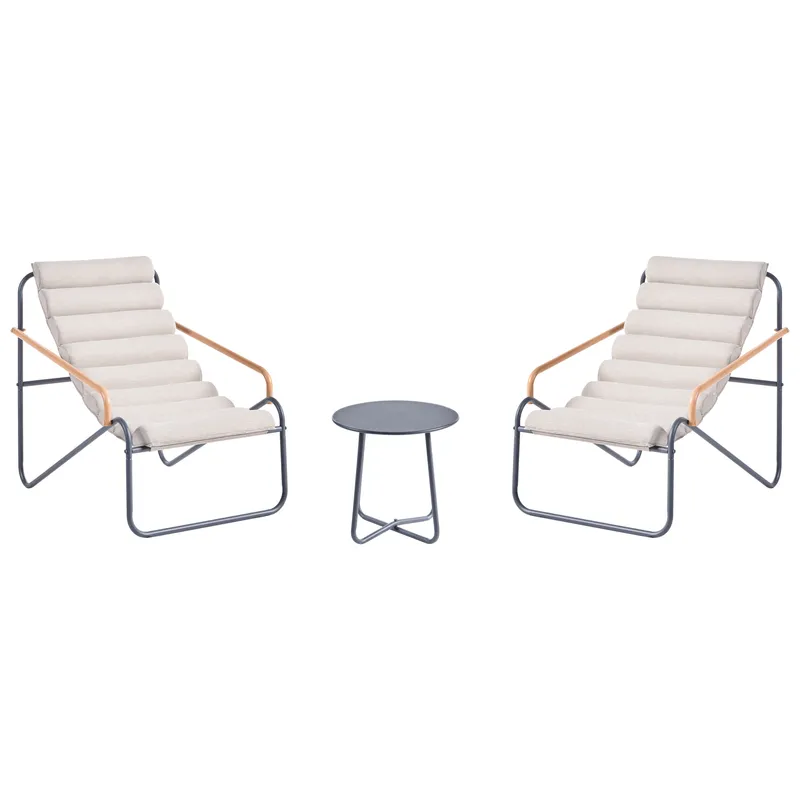 Soffgrupp utomhus med Bord 2-Sits Pasto - Grå/Beige — Grå/Beige