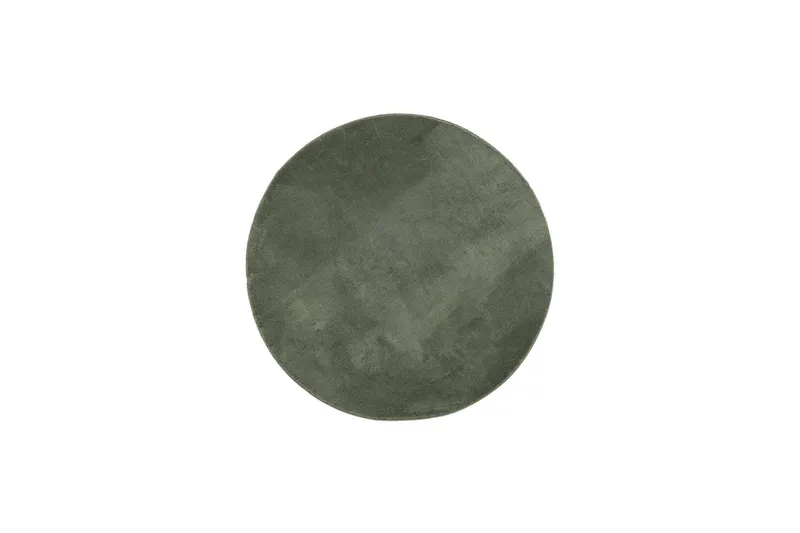 Soft Wiltonmatta 200 cm Rund - Smaragdgrön — KM Home