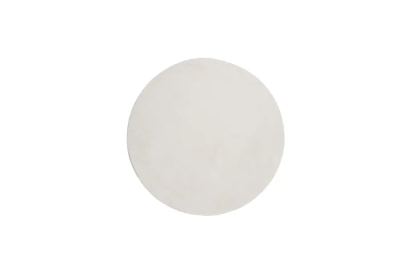 Soft Wiltonmatta Rund 160 cm - Vit — KM Home