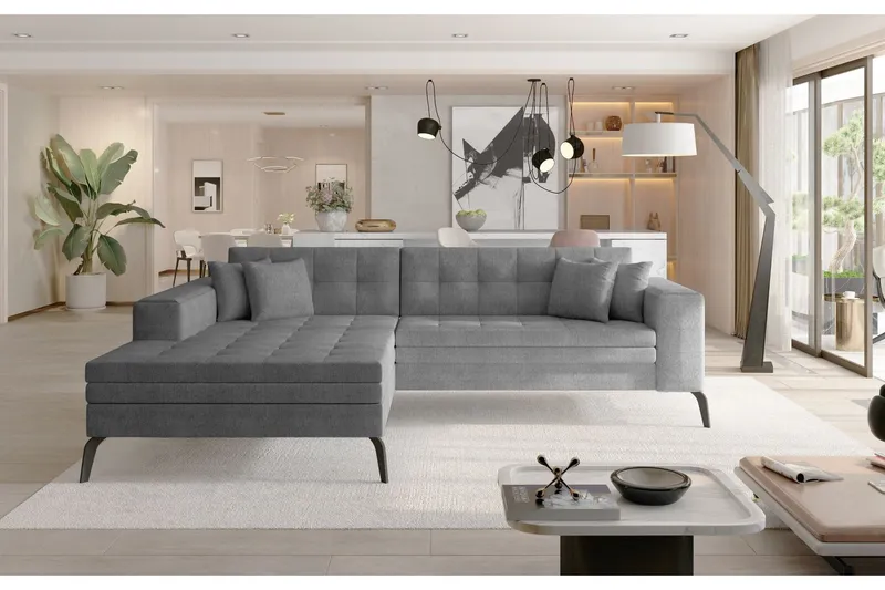 Solangis Divansoffa Vänster - Grå (Art.nr 1026882) — Grå