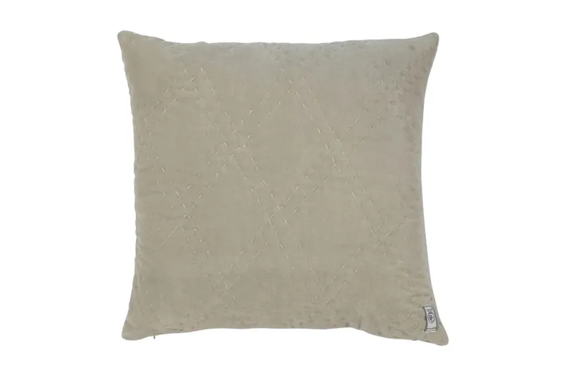 Sonje Örngott 50x50 cm - Sand/Sammet — Borås Cotton