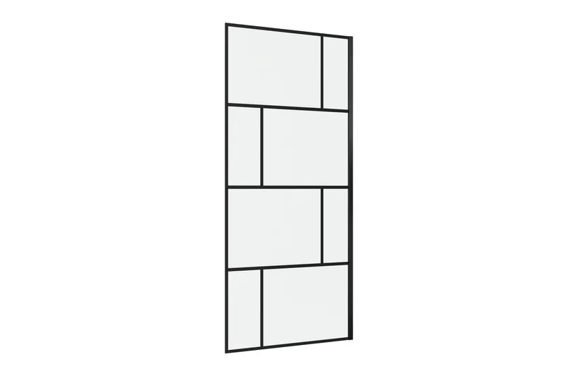 Sörby Duschvägg 90x195 cm - Svart (Art.nr 1480992) — Svart
