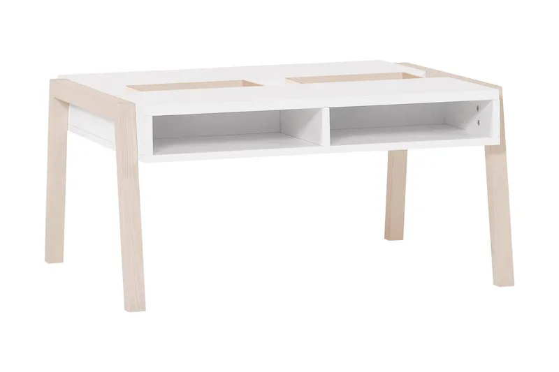 Spot Soffbord 87 cm med Förvaring Natur/Vit - VOX — VOX