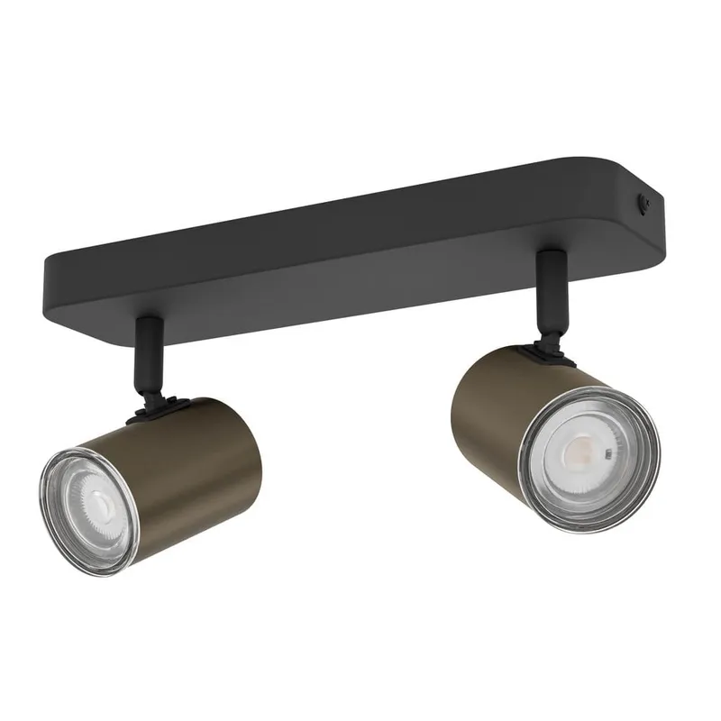 Spotlight Consuma med 2 Lampor - Svart/Bronserad — Svart/Bronserad