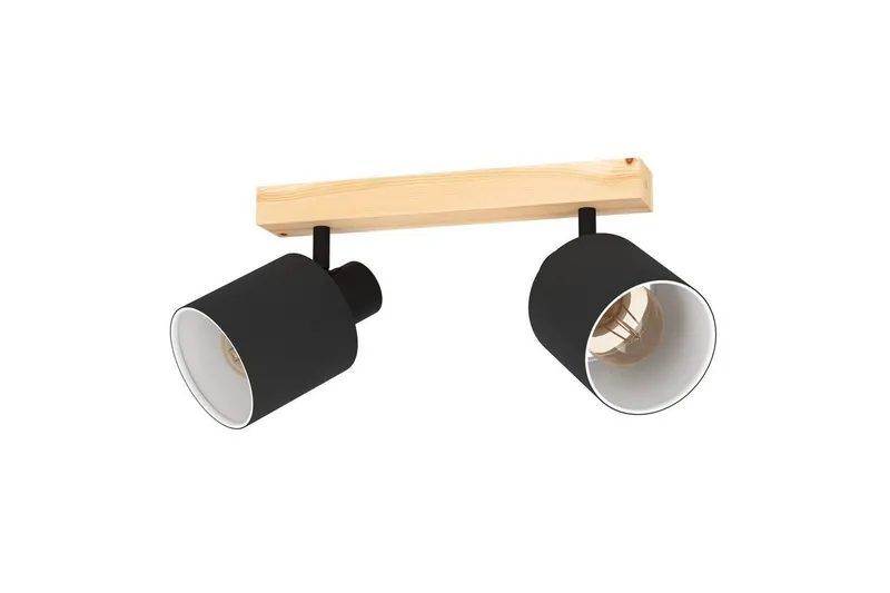 Spotlight Eglo Batallas med 2 Lampor - Svart/Vit/Brun — Eglo