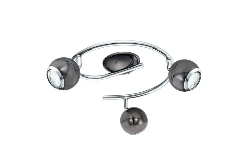 Spotlight Eglo Bimeda med 3 Lampor Nickel-Nero, Krom - Grå/Krom — Eglo