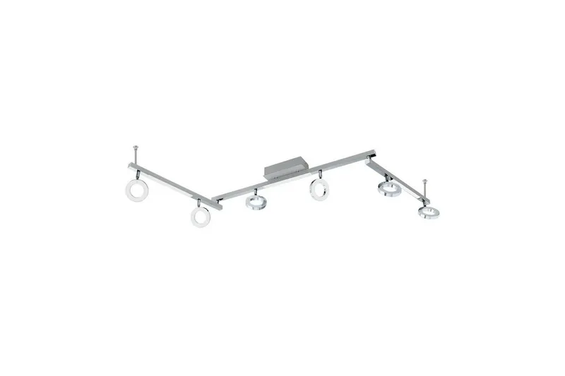 Spotlight Eglo Cardillio 1 med 6 Lampor - Krom/Silver — Eglo
