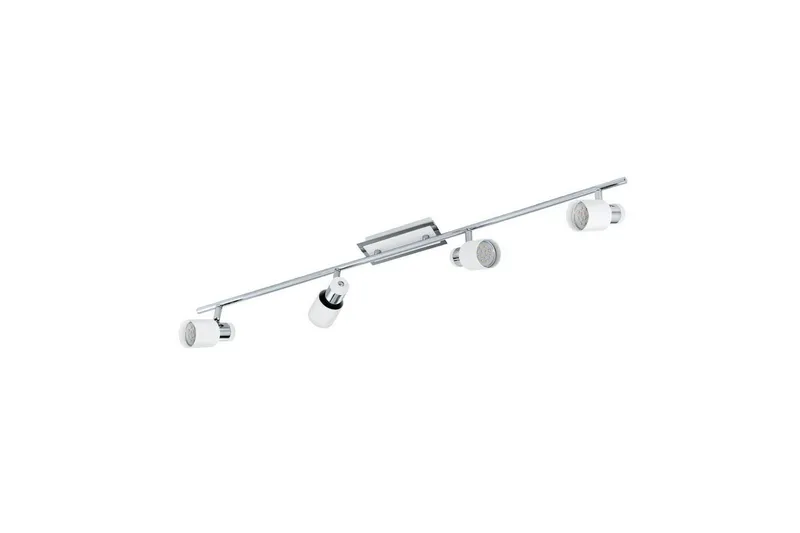 Spotlight Eglo Davida med 4 Lampor - Vit/Krom — Eglo