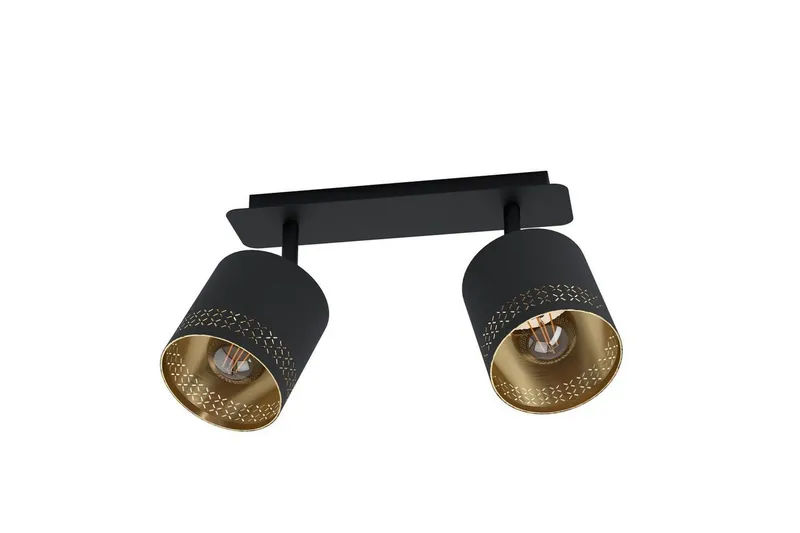 Spotlight Eglo Esteperra med 2 Lampor - Svart/Guld — Eglo