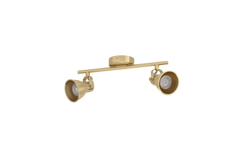 Spotlight Eglo Seras med 2 Lampor Borstad Mässing/Guld - Mässing/Guld — Eglo