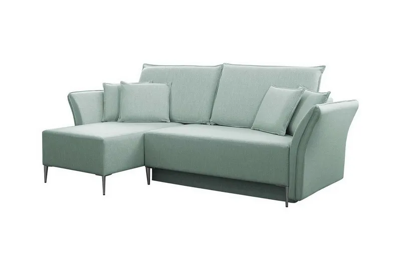 Staffin 3-sits Hörnbäddsoffa Light green/Green/Mint (Art.nr 3020397)