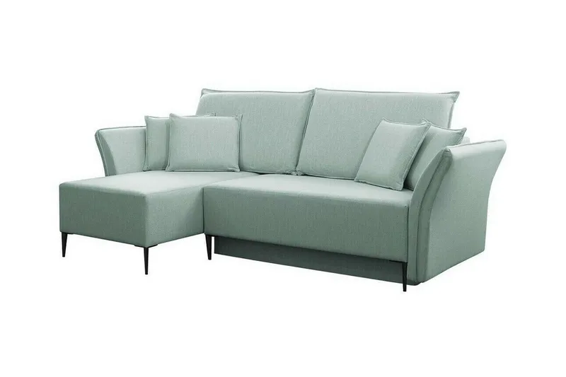 Staffin 3-sits Hörnbäddsoffa Light green/Green/Mint (Art.nr 3020396)
