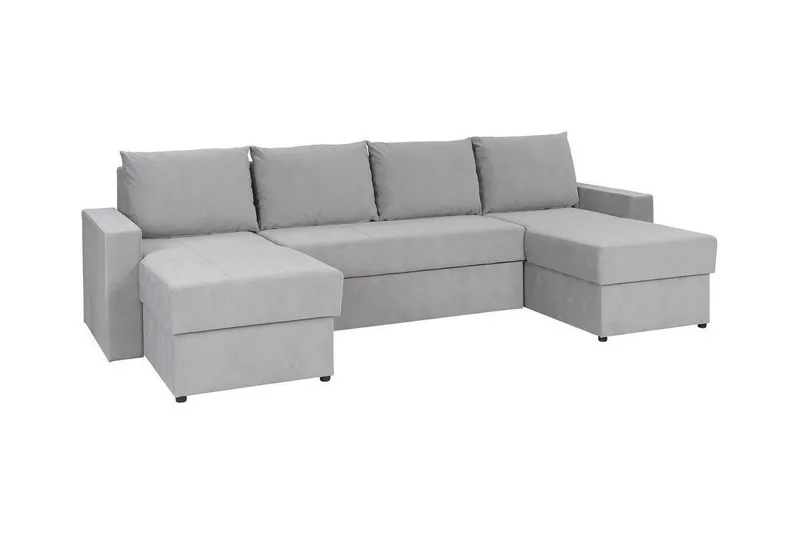 Staffin 4-sits Hörnbäddsoffa Ljusgrå (Art.nr 3020457)