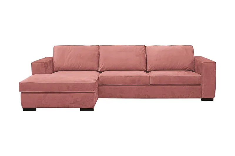 Steinland Divansoffa Vänster - Rosa, träben — Rosa, träben
