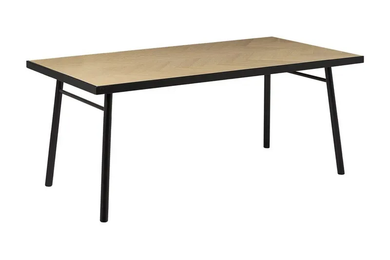 Stensville Matbord 90x90 cm - Ljusbrun/Svart — Ljusbrun/Svart
