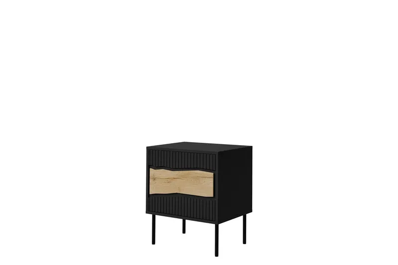 Stintino Sängbord 51 cm - Svart/Brun — Svart/Brun