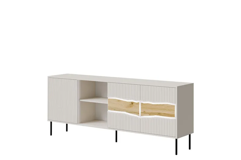 Stintino Skänk 190x40 cm - Vit/Grå — Vit/Grå