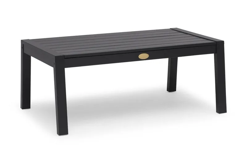STOLTÖ Matbord och Soffbord Utomhus 120 cm Furu Trä - Svart — Hillerstorp