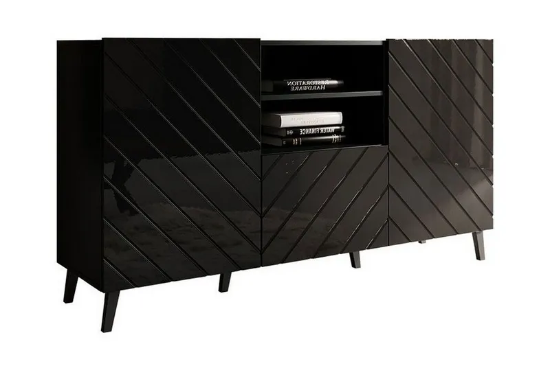 Strontian Byrå 150 cm Scandinavian Choice Black — Scandinavian Choice