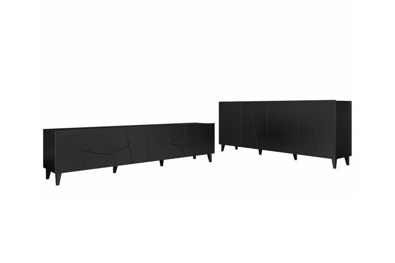 Strontian Möbelset För Vardagsrum Scandinavian Choice Black (Art.nr 3024997) — Scandinavian Choice