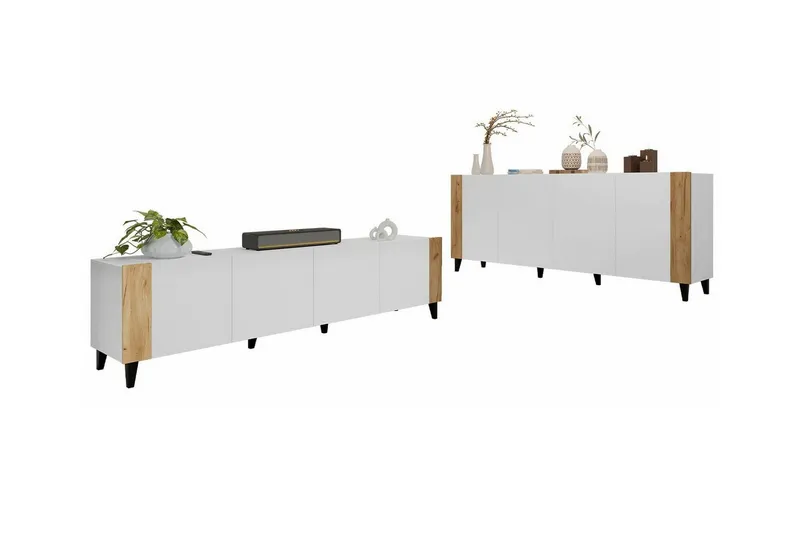 Strontian Möbelset För Vardagsrum Scandinavian Choice White (Art.nr 3025001) — Scandinavian Choice
