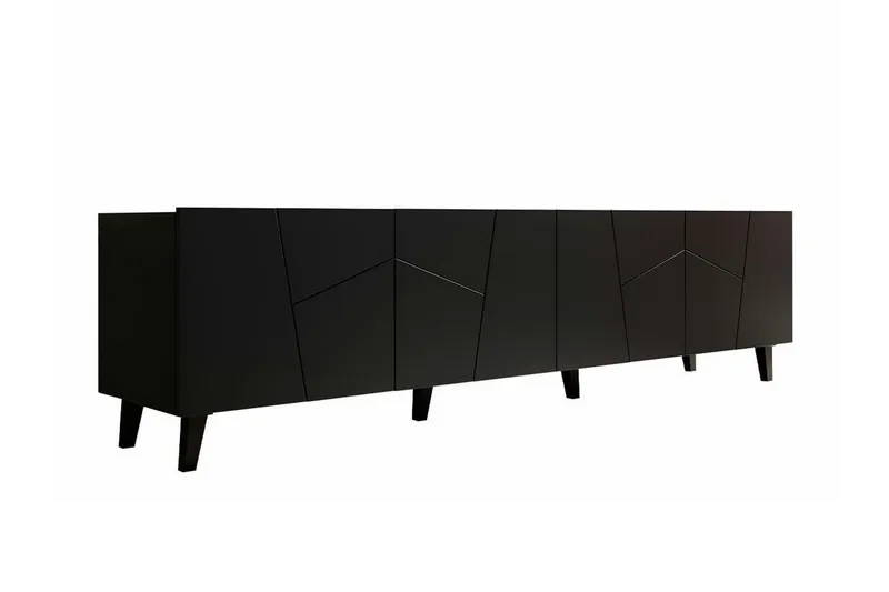 Strontian Tv-skåp 201 cm Scandinavian Choice Black (Art.nr 3024677) — Scandinavian Choice