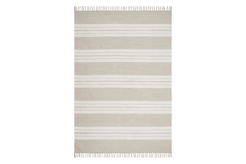 Sund Bomullsmatta 160x230 cm Rektangulär - Natur — KM Home