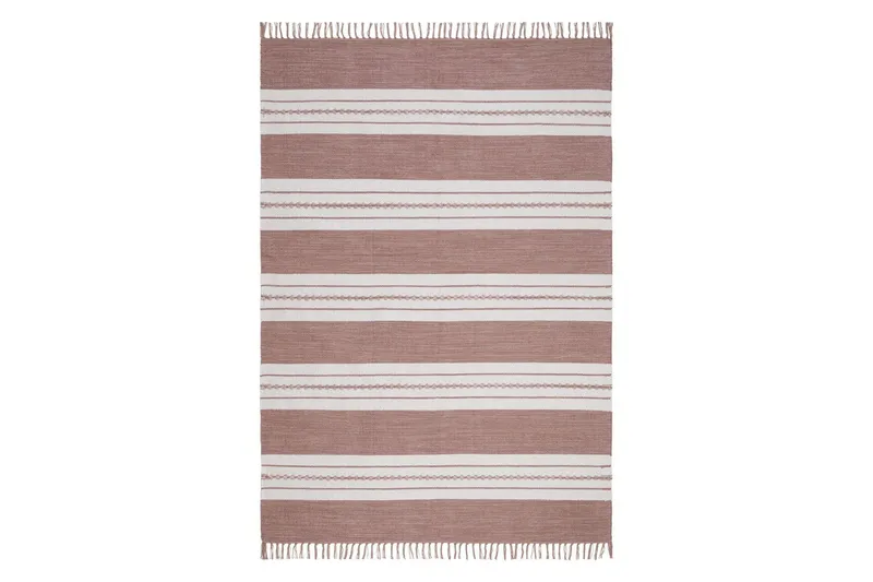 Sund Bomullsmatta 160x230 cm Rektangulär - Rosa — KM Home