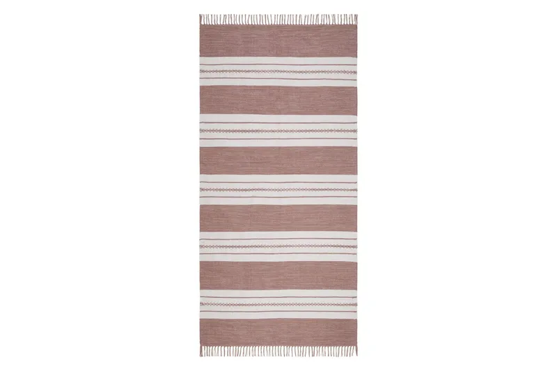 Sund Bomullsmatta 75x220 cm Oval - Rosa — KM Home