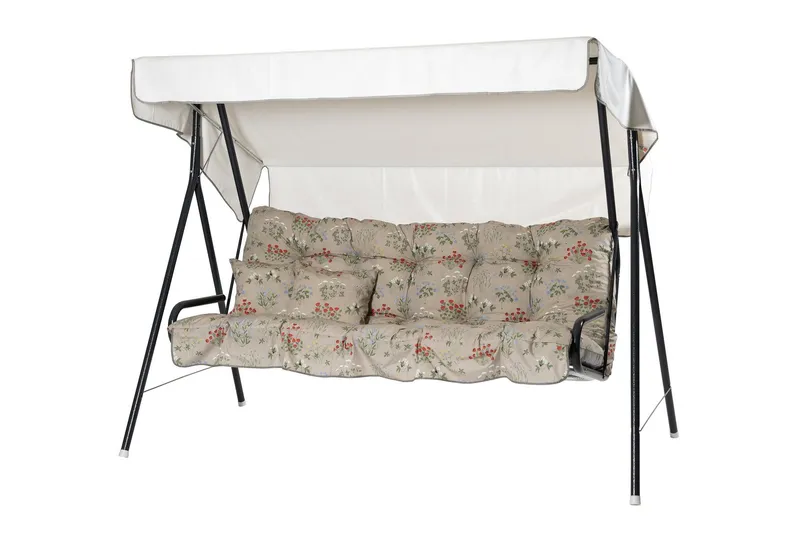 Suvi Komplett Hammock 200 cm - Grå/Blommig — Varax
