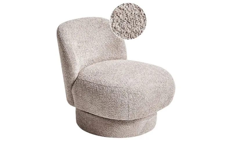 Svängbar fåtölj Aylo - Beige — Beige