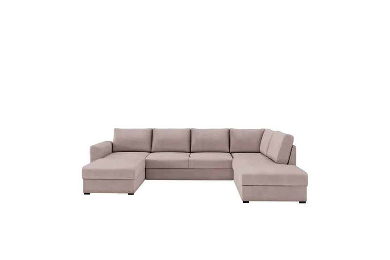Taberk Bäddsoffa med Divan och Schäslong 4-sits - Rosa (Art.nr 3116235) — Rosa