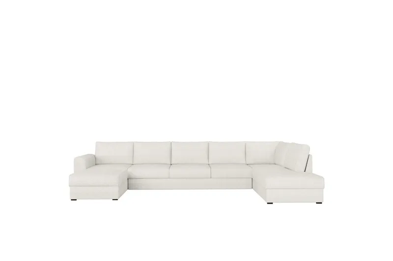 Taberk Soffa med Divan och Schäslong 5-sits - Vit (Art.nr 3069285) — Vit