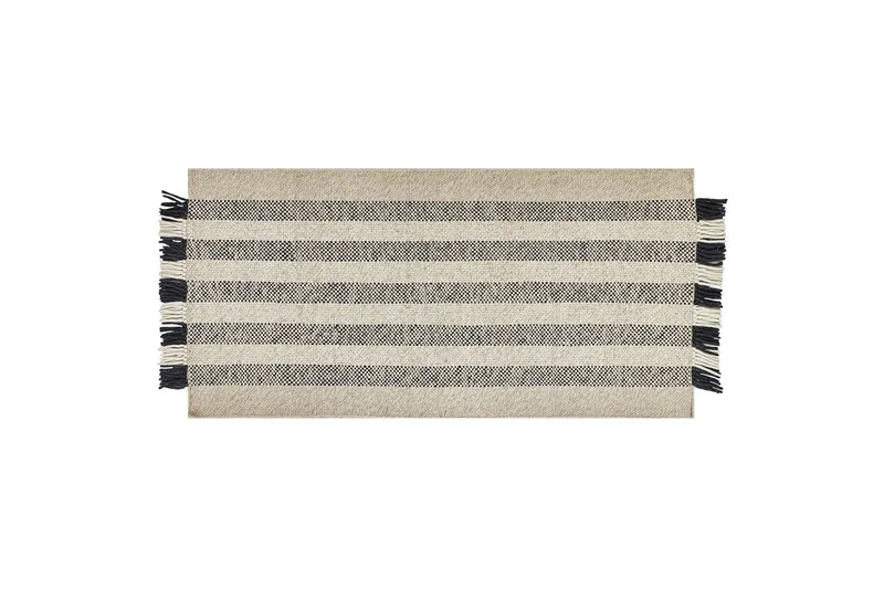 Tacettin Ullmatta 80x150 cm - Svart/Vit — Svart/Vit