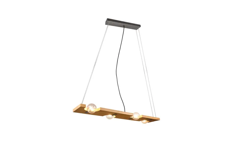 Tailor Pendellampa 115 cm 4xE27 Trä - Trä — Trio Lighting