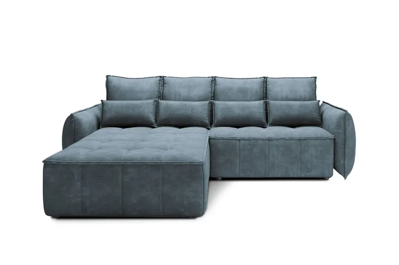 Takara Bäddsoffa med Divan 3-sits - Blå (Art.nr 3072872) — Blå