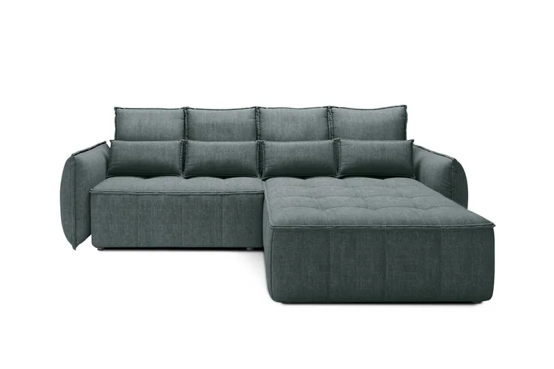 Takara Bäddsoffa med Divan 3-sits - Grön (Art.nr 3072883) — Grön