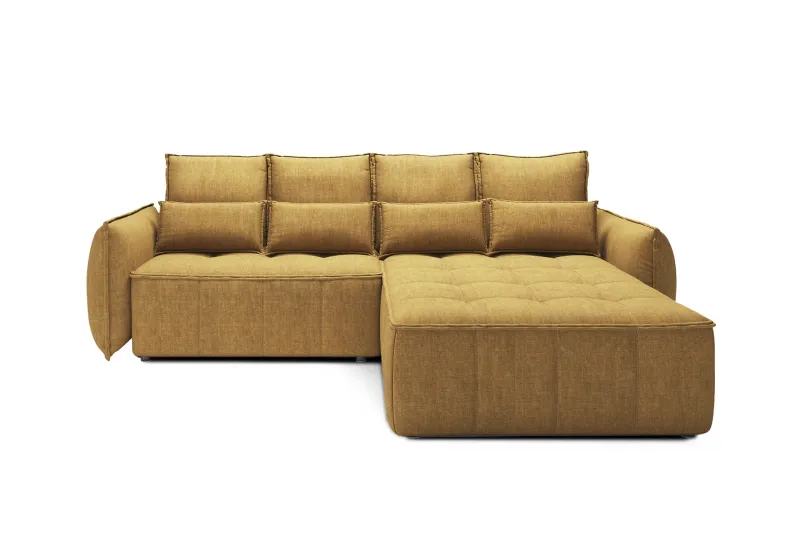 Takara Bäddsoffa med Divan 3-sits - Gul (Art.nr 3072880) — Gul