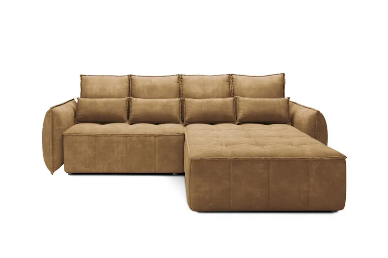 Takara Bäddsoffa med Divan 3-sits - Gul (Art.nr 3072888) — Gul
