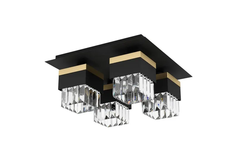 Taklampa Eglo Barrancas - Svart/Guld — Eglo
