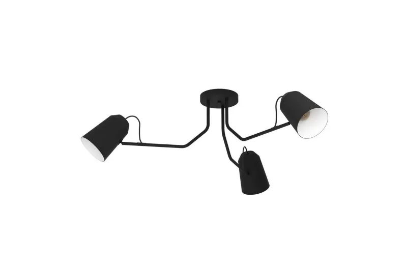 Taklampa Eglo Loreto - Svart/Vit — Eglo
