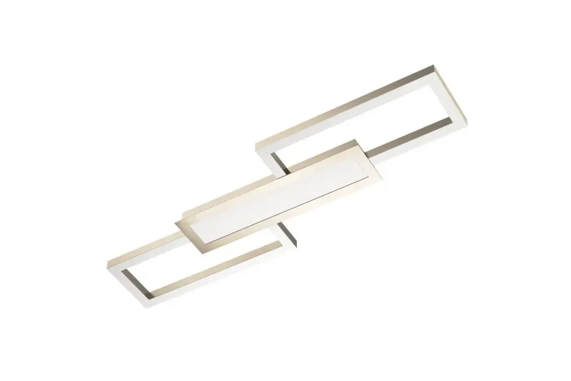 Taklampa Eglo Monirote Nickel-Matt Vit - Vit — Eglo