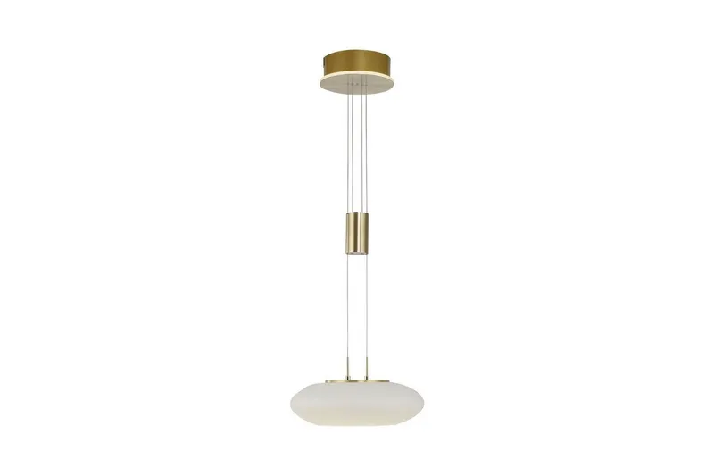 Taklampa Q-Etienne - 35x200x35 cm, Matt mässing — 35x200x35 cm, Matt mässing