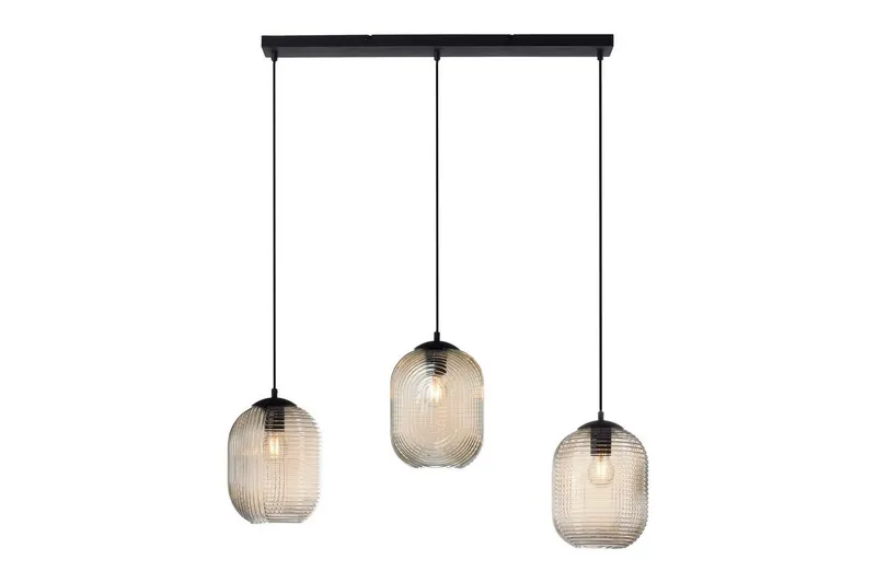 Taklampa Shitake - 20x150x90 cm, Bärnsten — 20x150x90 cm, Bärnsten