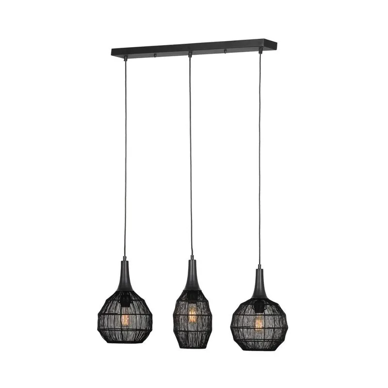 Taklampa Soraya - 3 lampor, Mattsvart — Trio Lighting