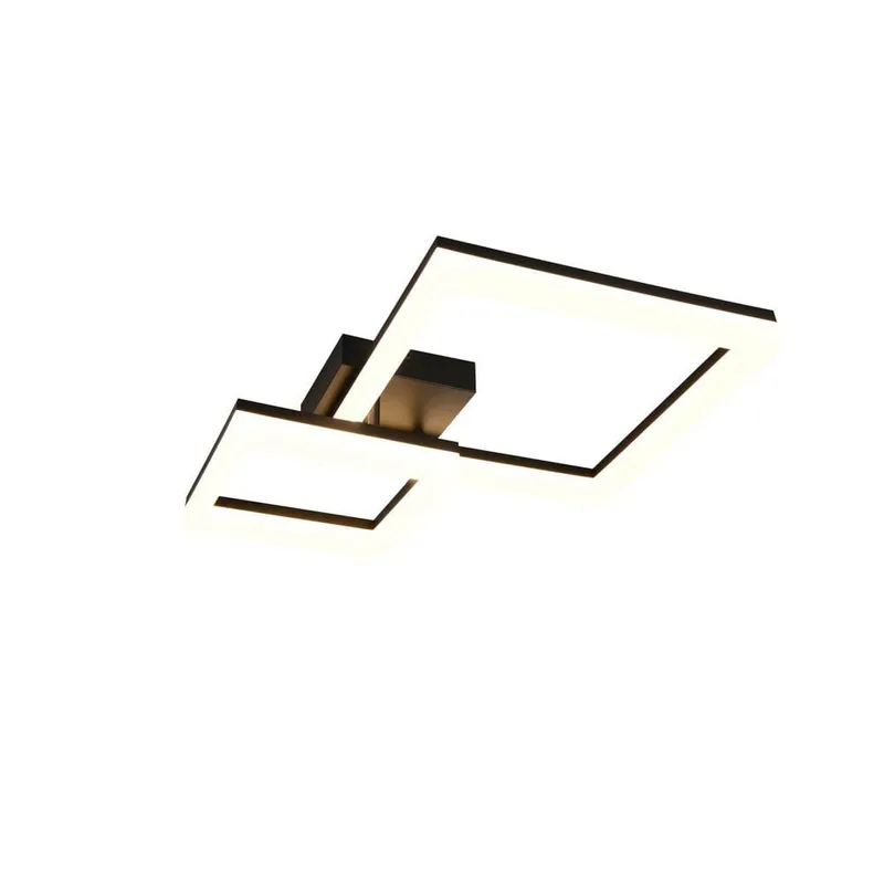 Taklampa TRIO Camino - 2 lampor, Mattsvart — Trio Lighting