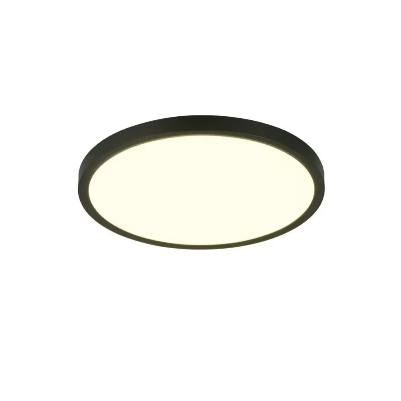 Taklampa TRIO Draco - 40 cm, Mattsvart — Trio Lighting