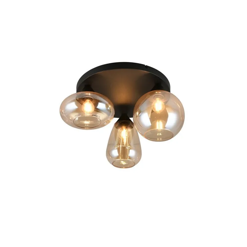 Taklampa TRIO Lumina - 3 lampor, Bärnsten — Trio Lighting