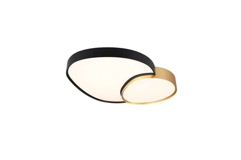 Taklampa TRIO Rise 77 cm, Svart/guld - 77 cm, Svart/guld — Trio Lighting