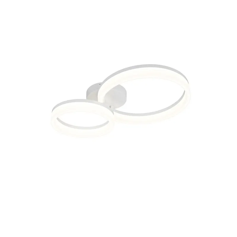 Taklampa TRIO Scope - 2 lampor, Mattvit — Trio Lighting